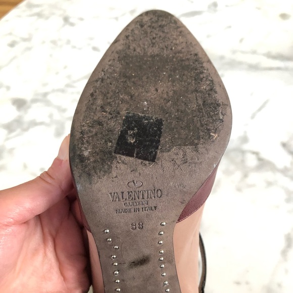 Valentino two-tone ankle strap pumps - Picture 7 of 8